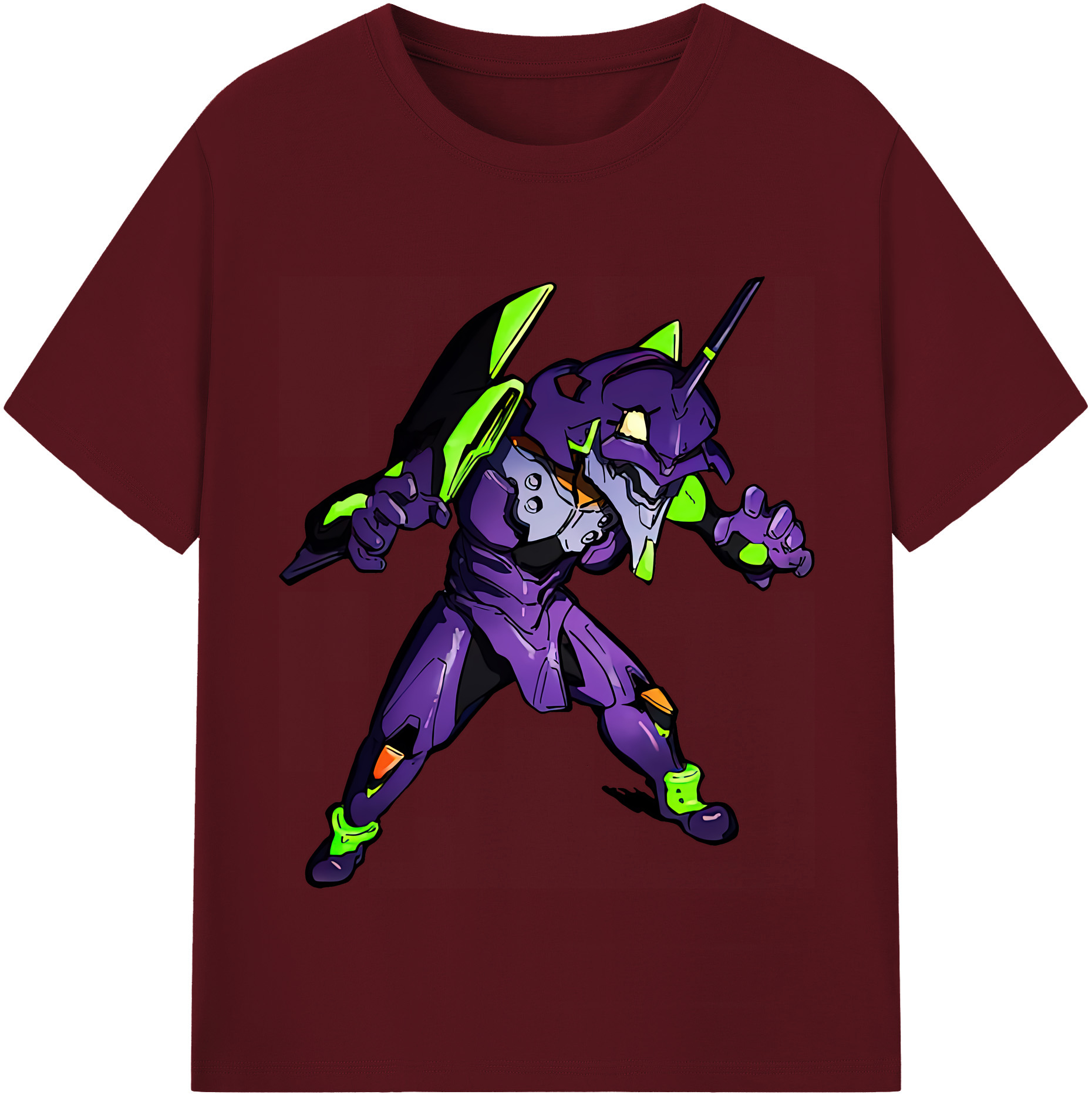 （画像用） EVA 新世紀エヴァンゲリオン 綿100％半袖Tシャツ（フロントプリント）